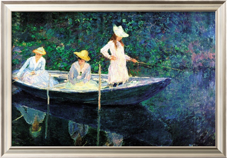 Women Fishing - Claude Monet Paintings